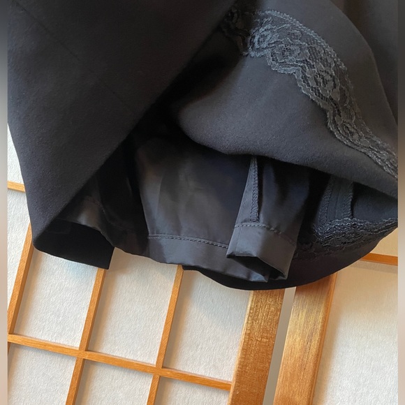 L.K.Bennett Black Davina Cap Sleeve Sheath Dress Size 2 - Picture 9 of 16